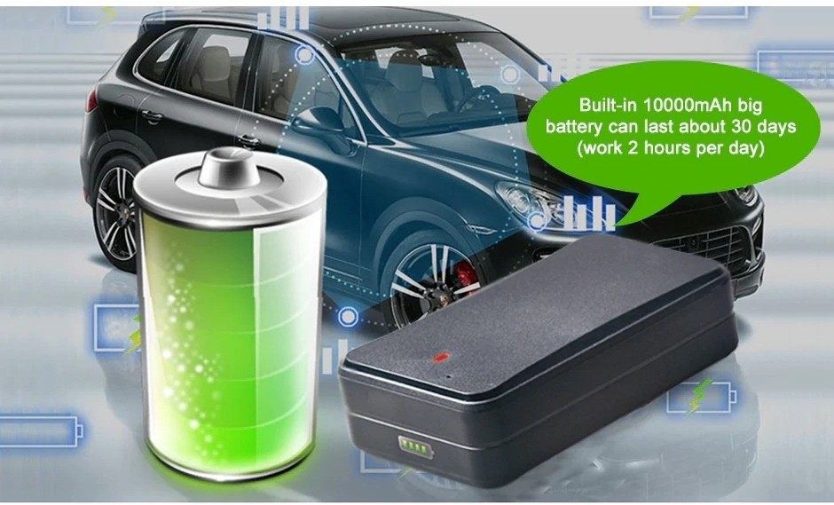 super 10000 mAh Li-polymeer batterij gps-tracker