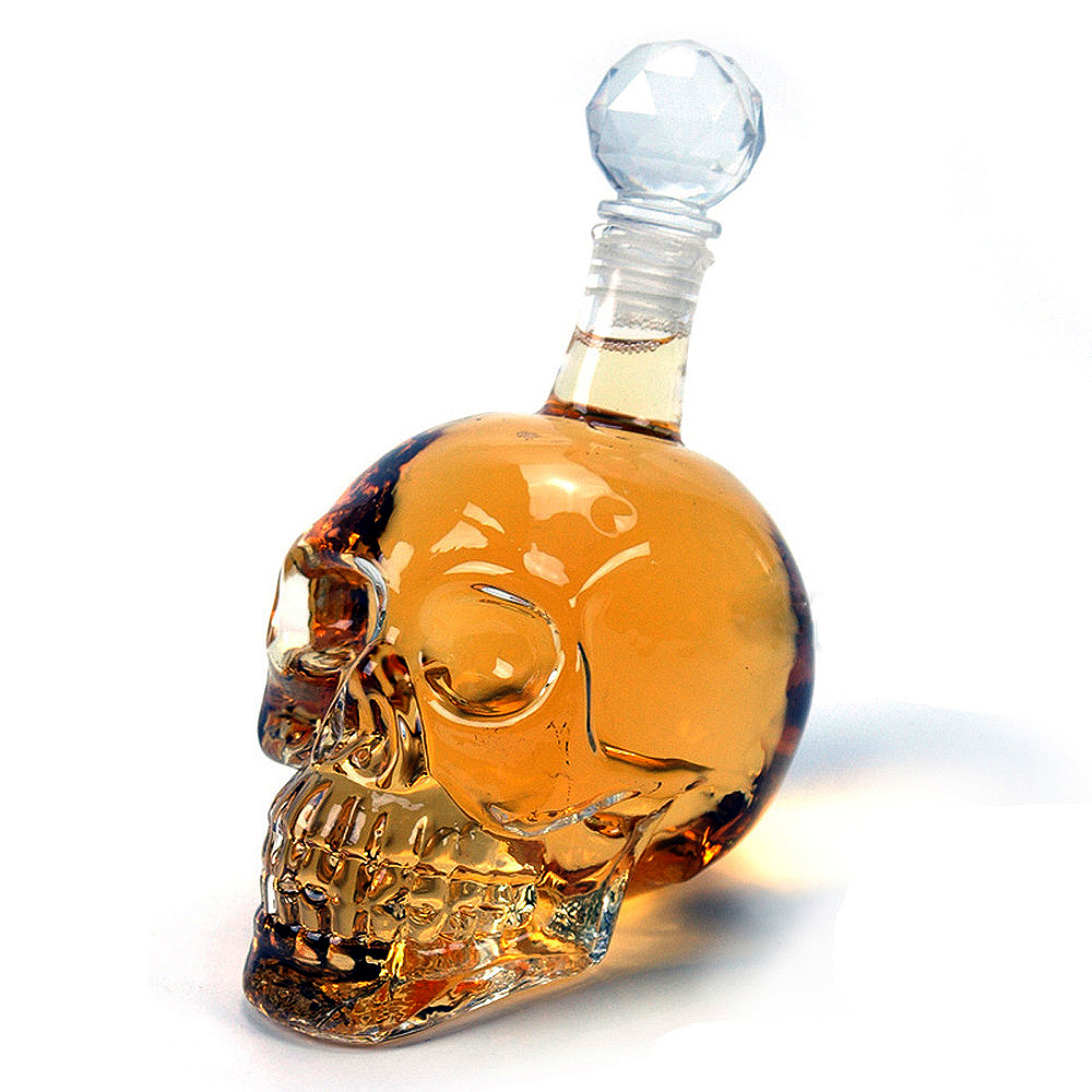 schedel karaffen - karaf whisky