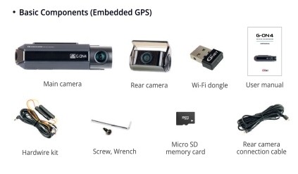 g-on 4 gnet camera pakketinhoud