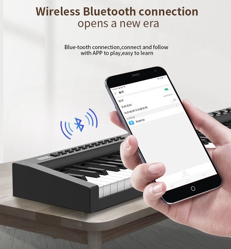 digitale piano bluetooth smartphone