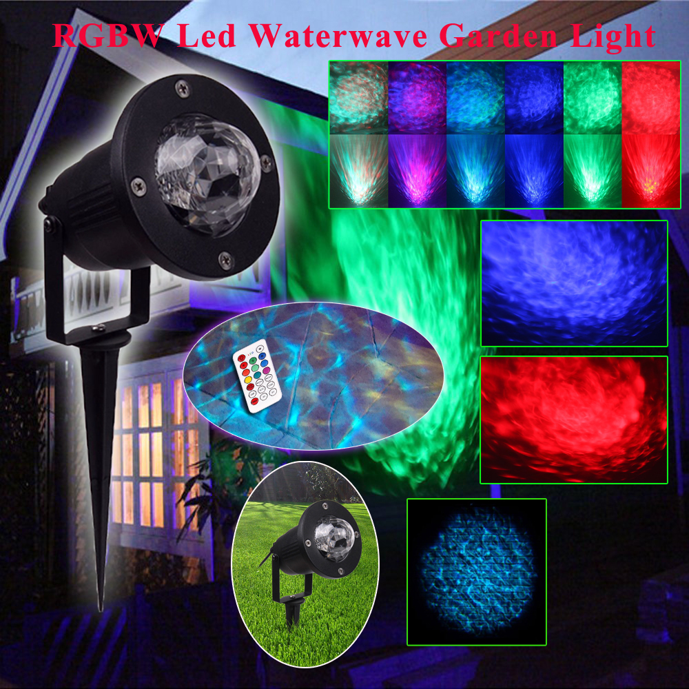 Outdoor projectie - Wave projector waterwave - IP68 bescherming