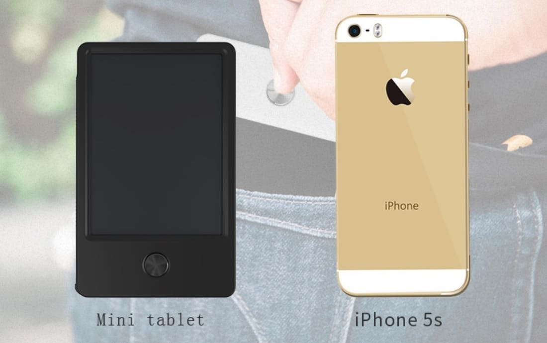 Mini-afmetingen zoals uw mobiele telefoon - Pocket LCD-tafel