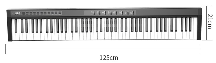 Elektronisch toetsenbord (piano) 125cm