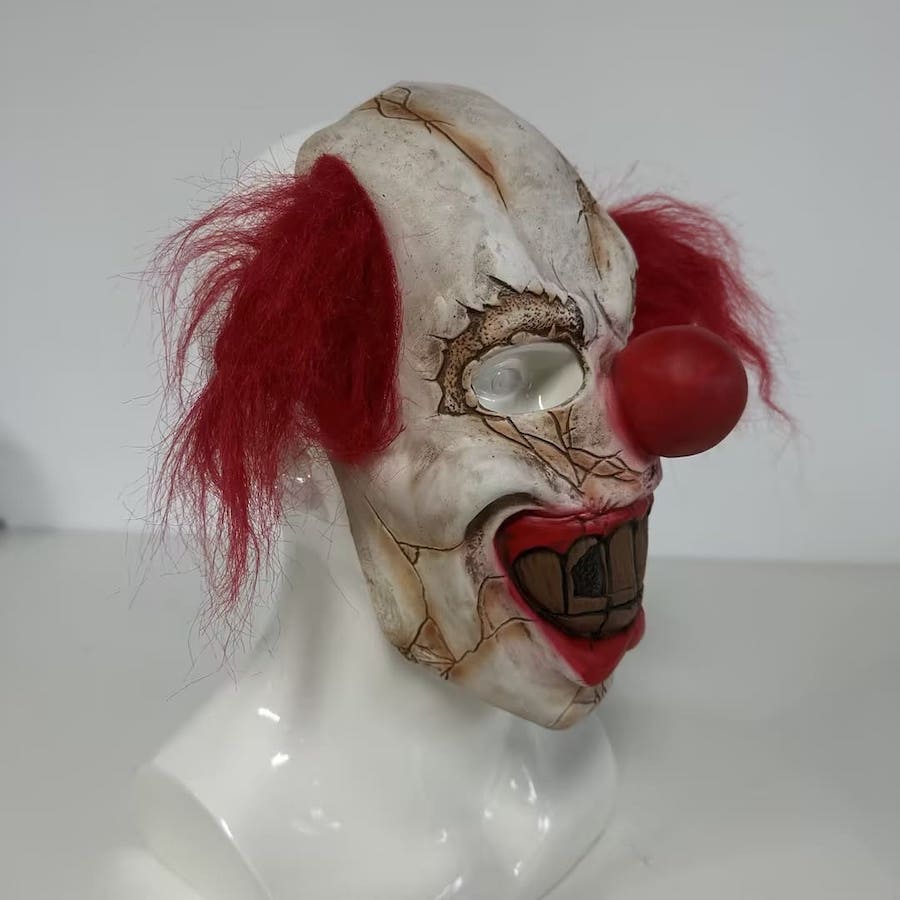 Enge nar (clown) - Pennywise gezichtsmasker