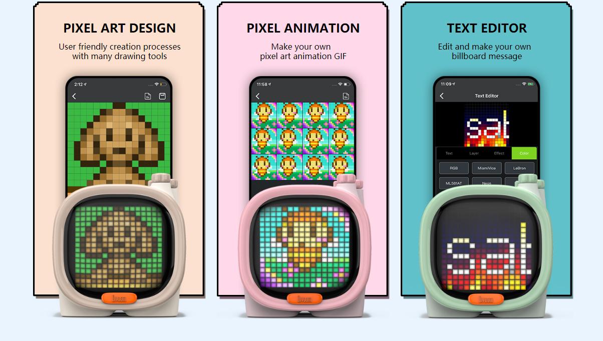 pixel art animatie spreker