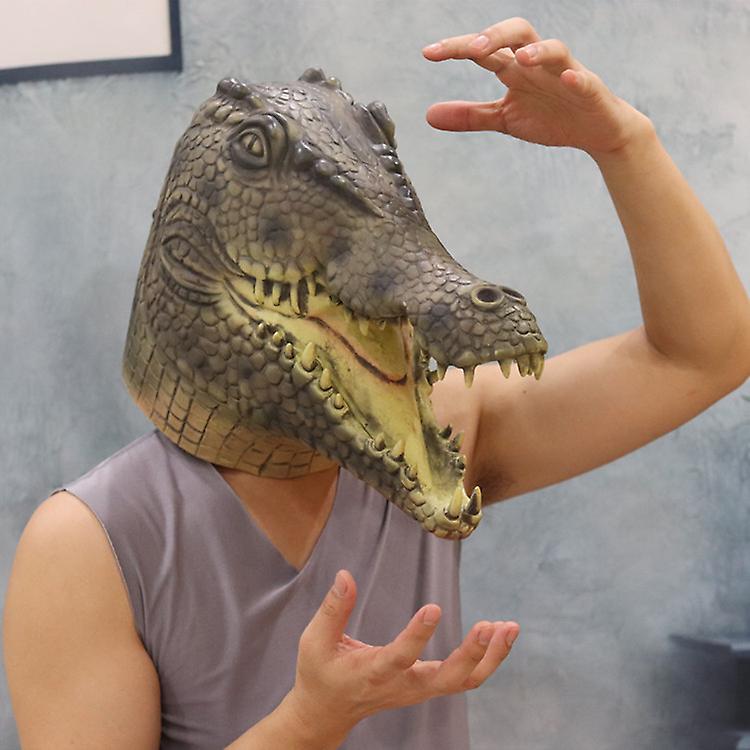 Alligator krokodil gezichtsmasker