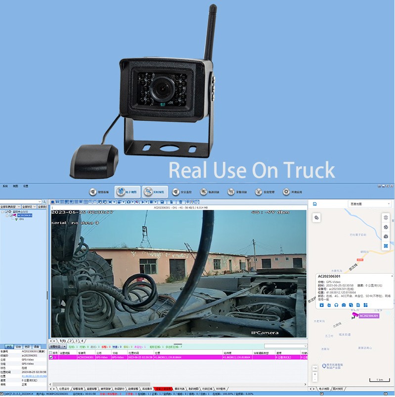 4G-camera voor sim via internet tracking auto bestelwagen vrachtwagen