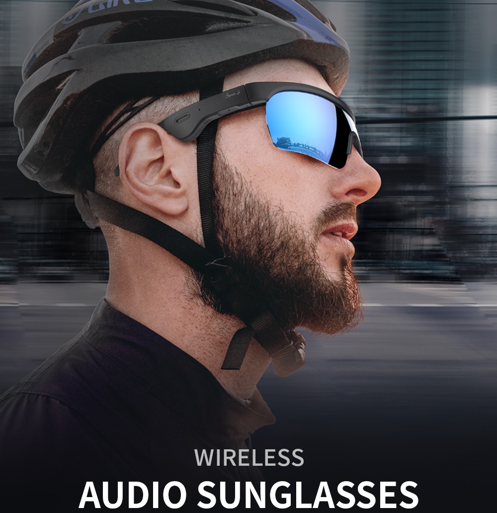 Slimme audiozonnebril sport bluetooth-bril voor het luisteren naar muziek
