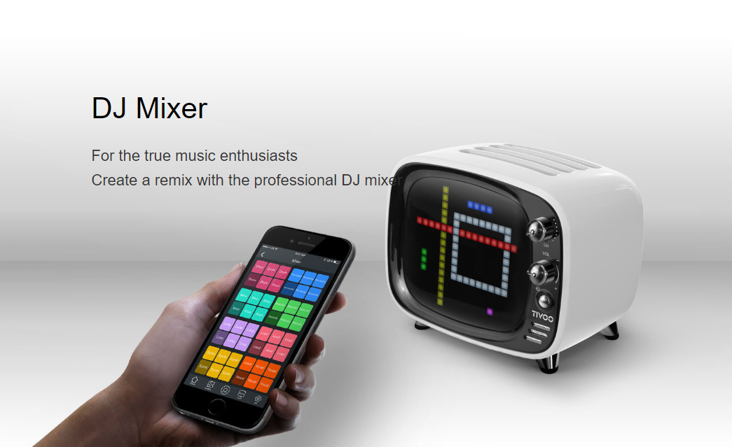dj mixer functie divoom speaker