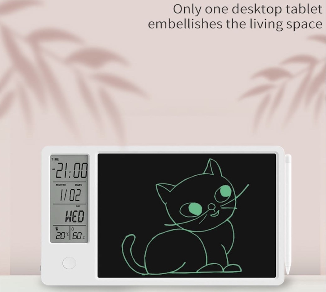 kalender Digitaal LCD-scherm met notebook slim voor het schrijven van tekeningen