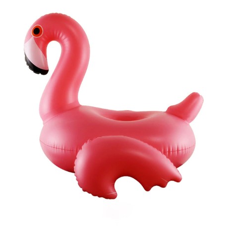 opblaasbare flamingo voor bekers als houder