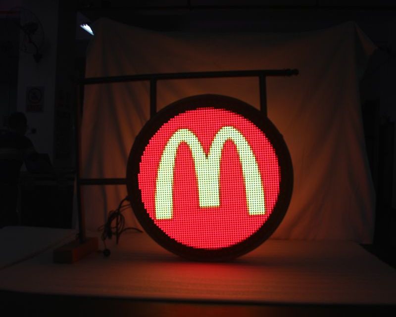ronde LED-display