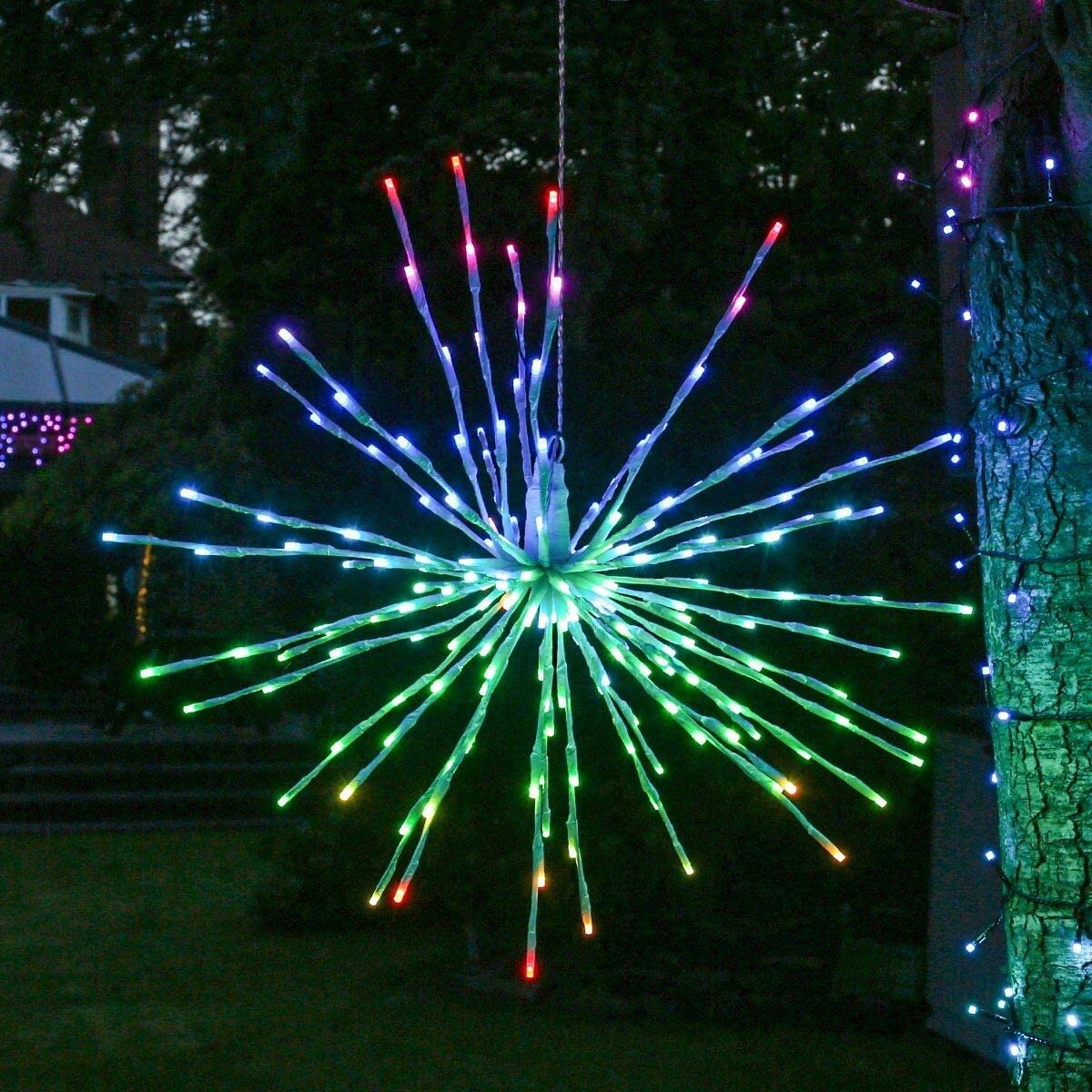 twinkelende spritzer - LED-stralende ster