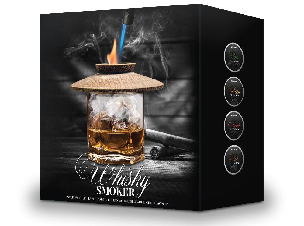 whisky roker bourbon kit voor gerookte whisky drank