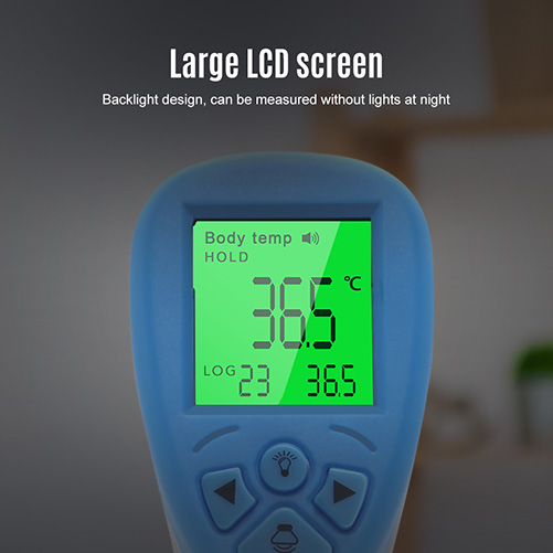 contactloze thermometer met LCD-display