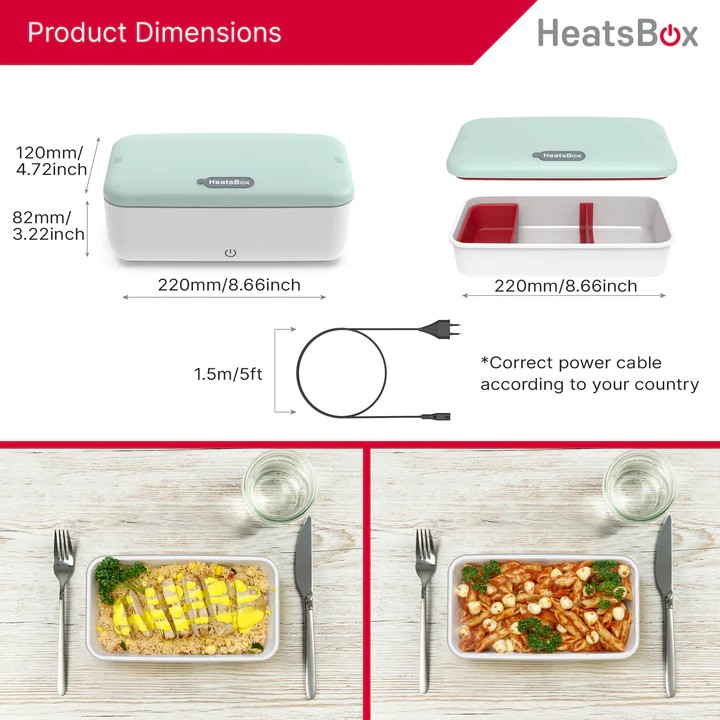 HeatsBox levensbox voedsel thermo-elektrische verwarming draagbaar