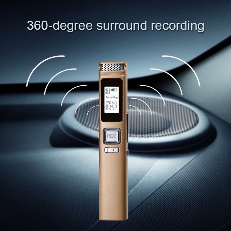 Draagbare audiorecorder 360 °
