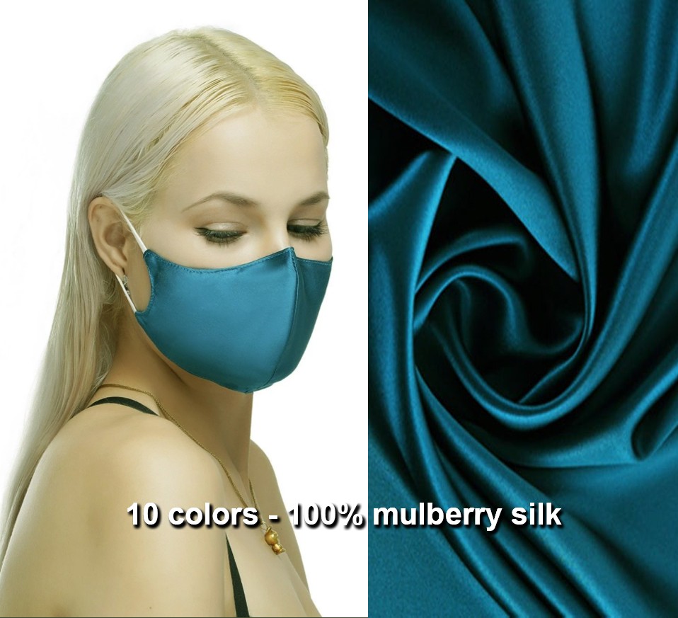 luxe beschermende zijden maskers
