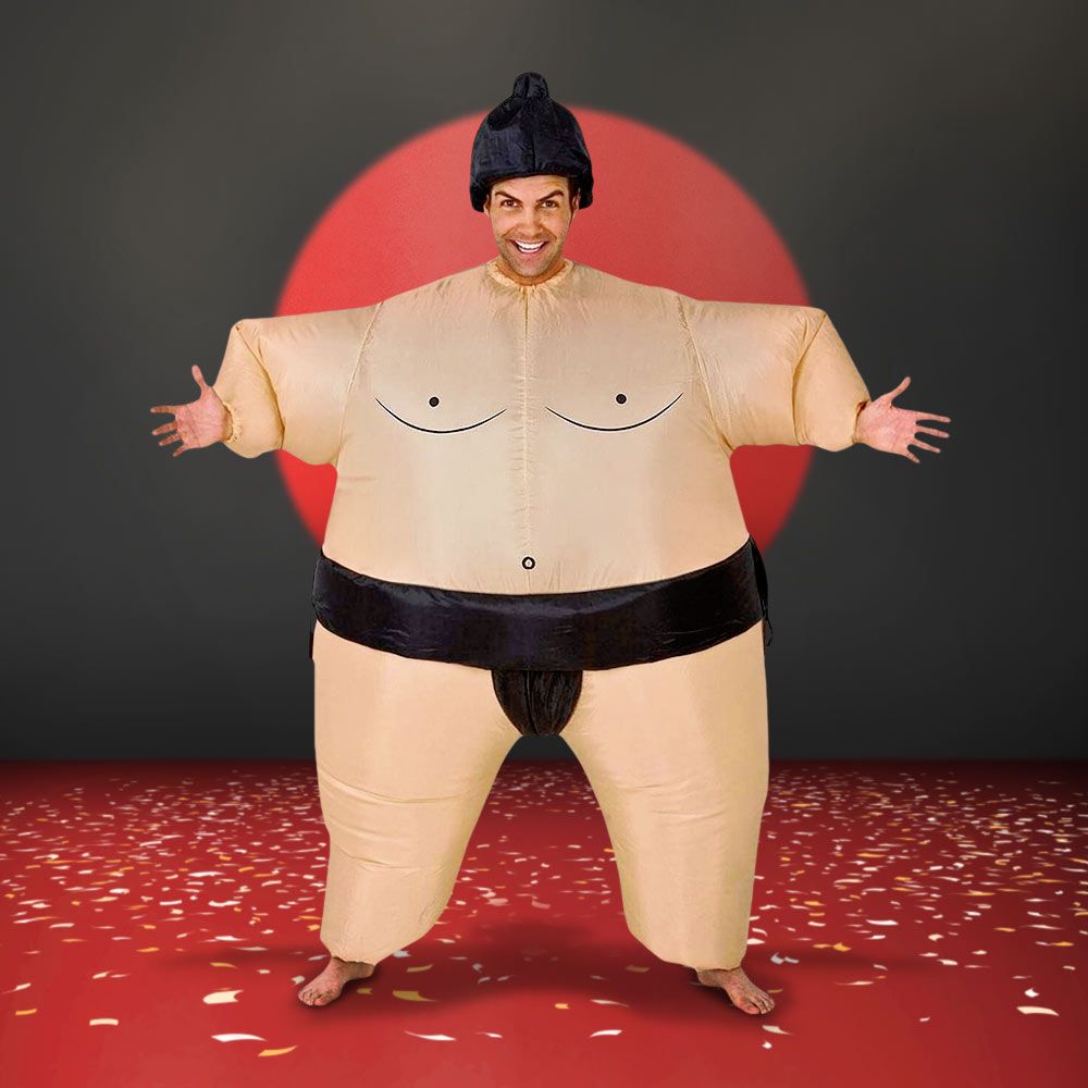 sumopak Opblaasbaar kostuum voor Halloween - sumoworstelaar