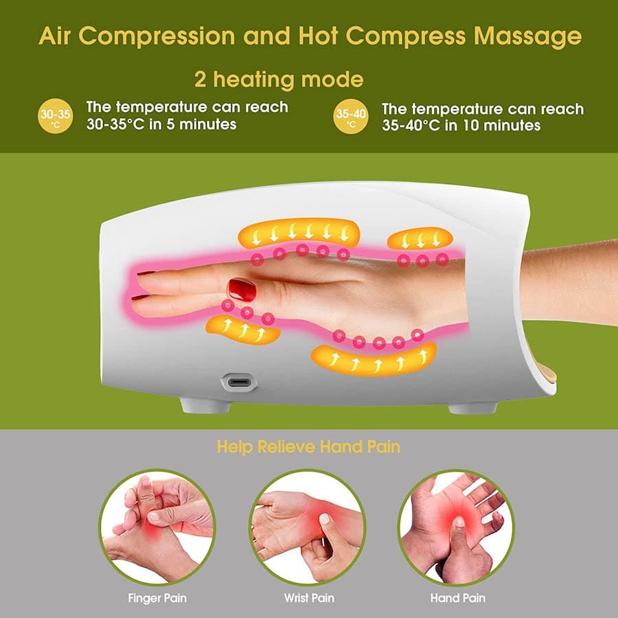 handmassageapparaat, massageprocedure