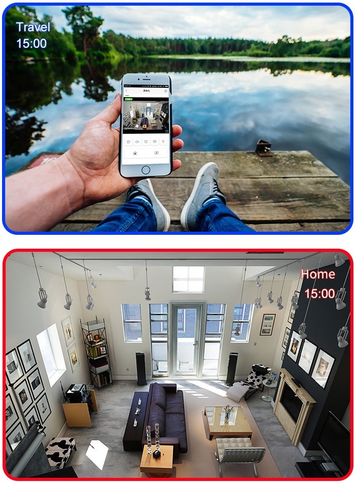 wifi-verbindingscamera - app voor smartphone