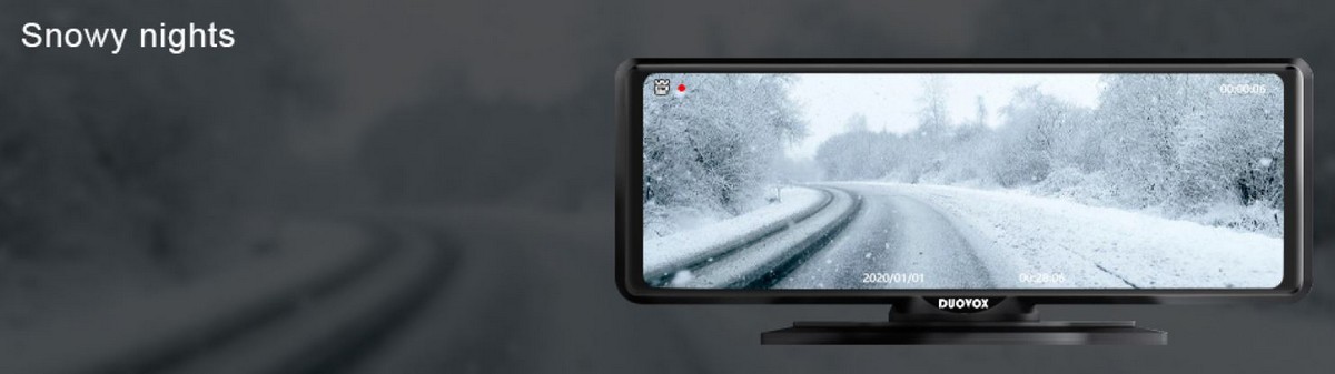 beste autocamera duovox v9 - sneeuwval