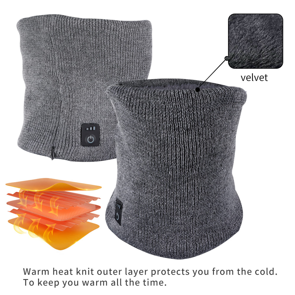 elektrische sjaal thermo verwarming verwarmde nekwarmer