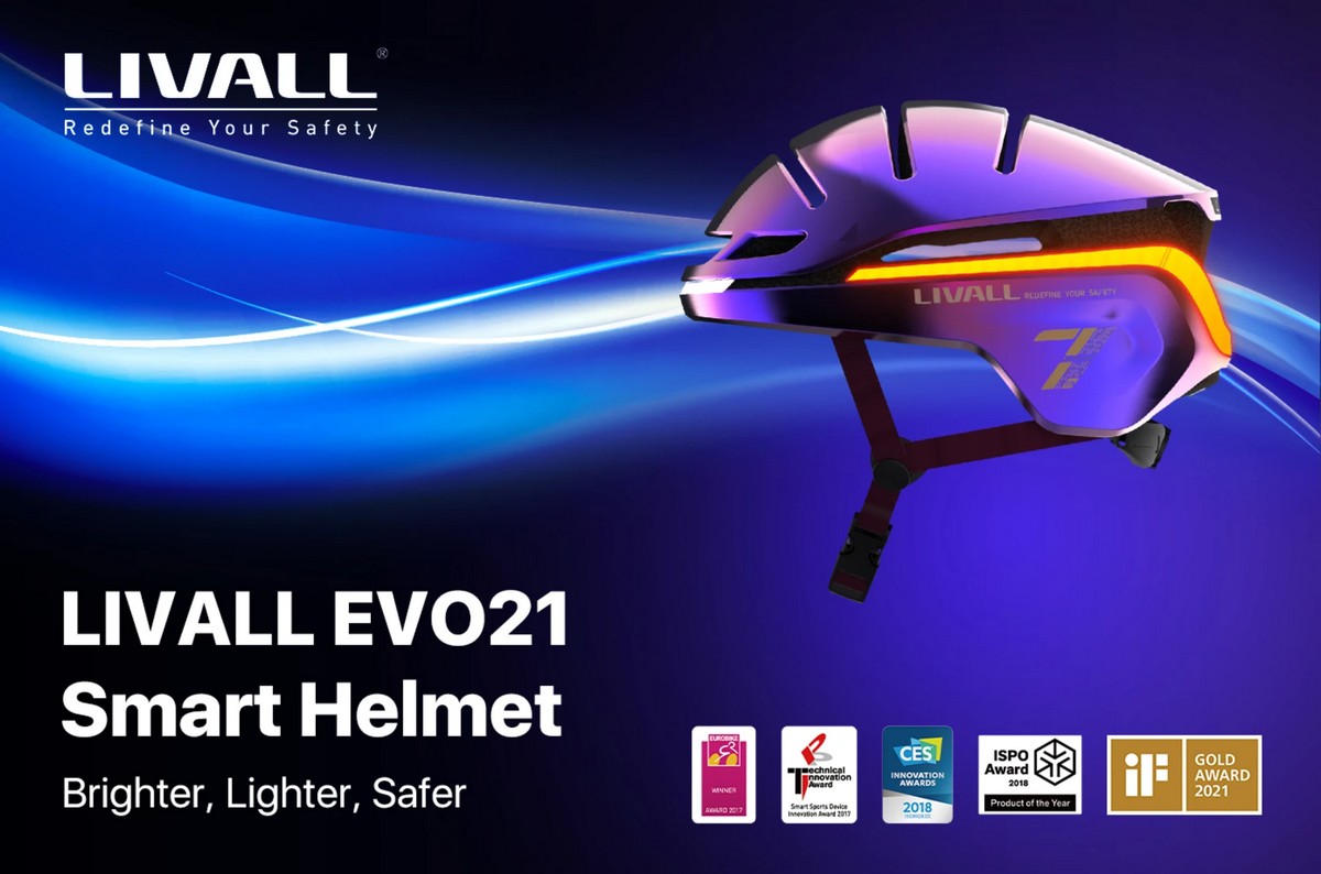 fietshelm livall cyclo smart helm