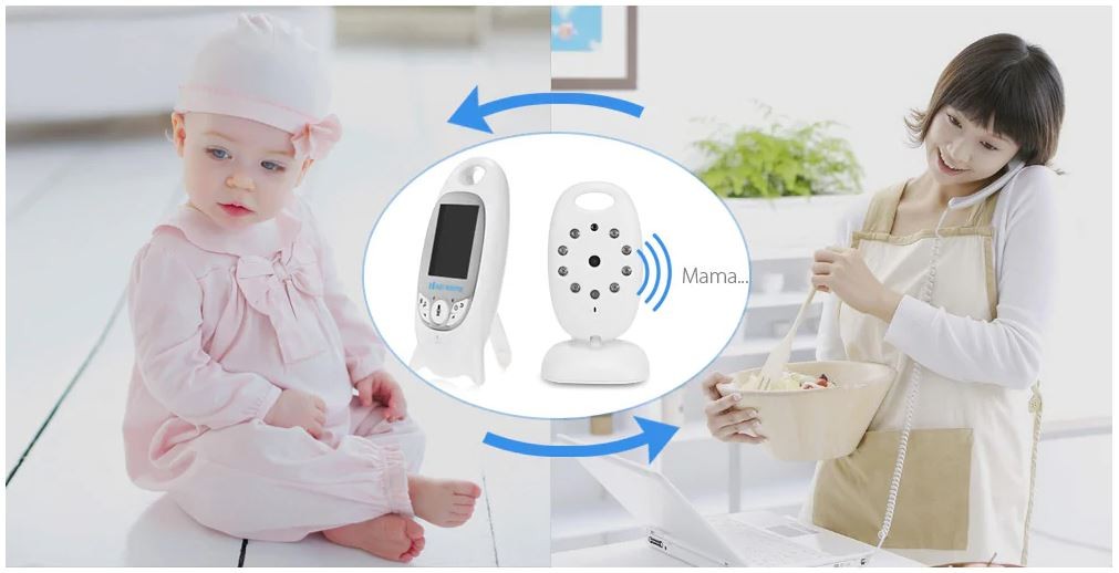 camera met monitor voor babyfoon