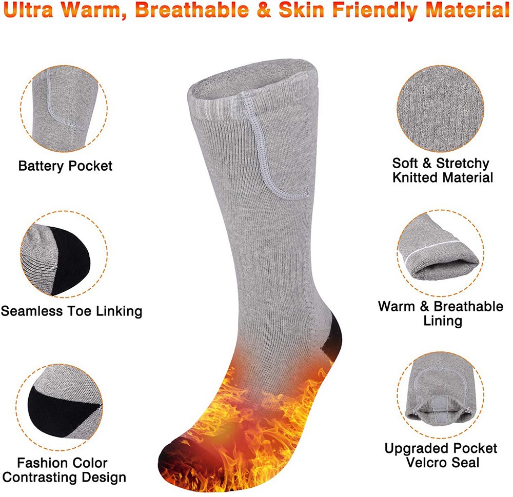 verwarmde sokken