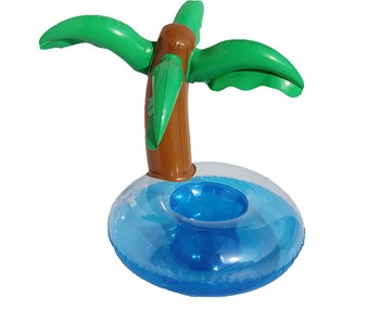 Zwembadhouder voor kopjes - eiland met palmboom