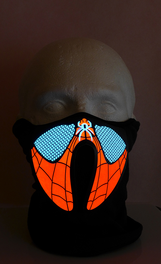 Spiderman leidde masker