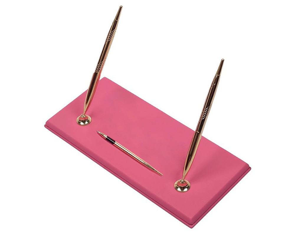 set luxe pennen roségouden standaard voor dames