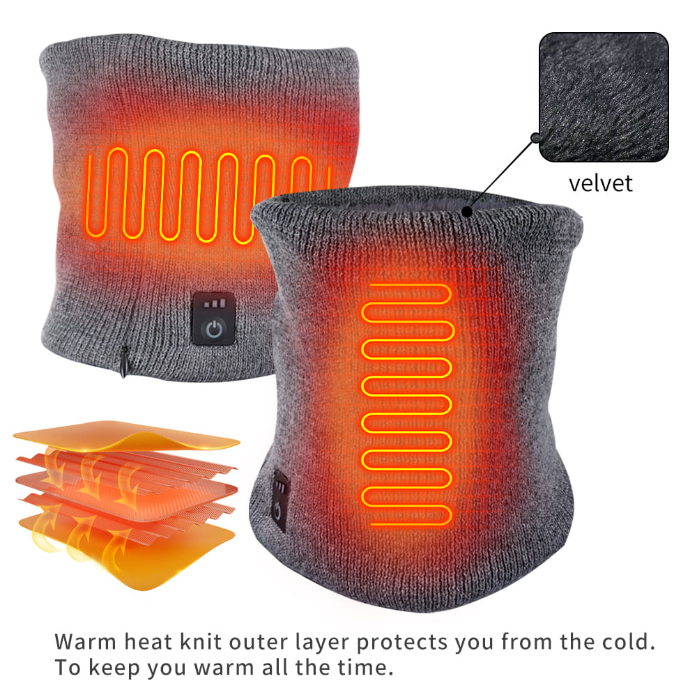 elektrische sjaalverwarmer voor buiten, verwarmd door batterij