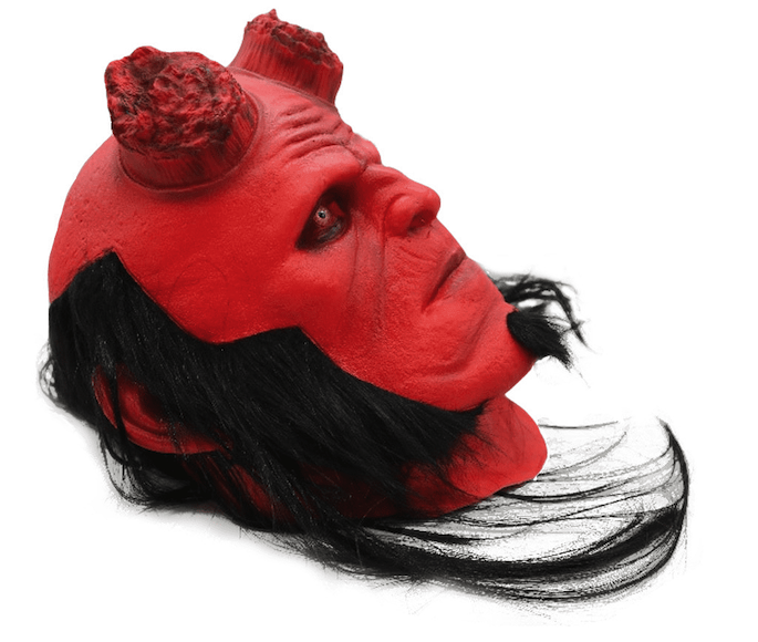 Duivel gezichtsmasker carnaval halloween