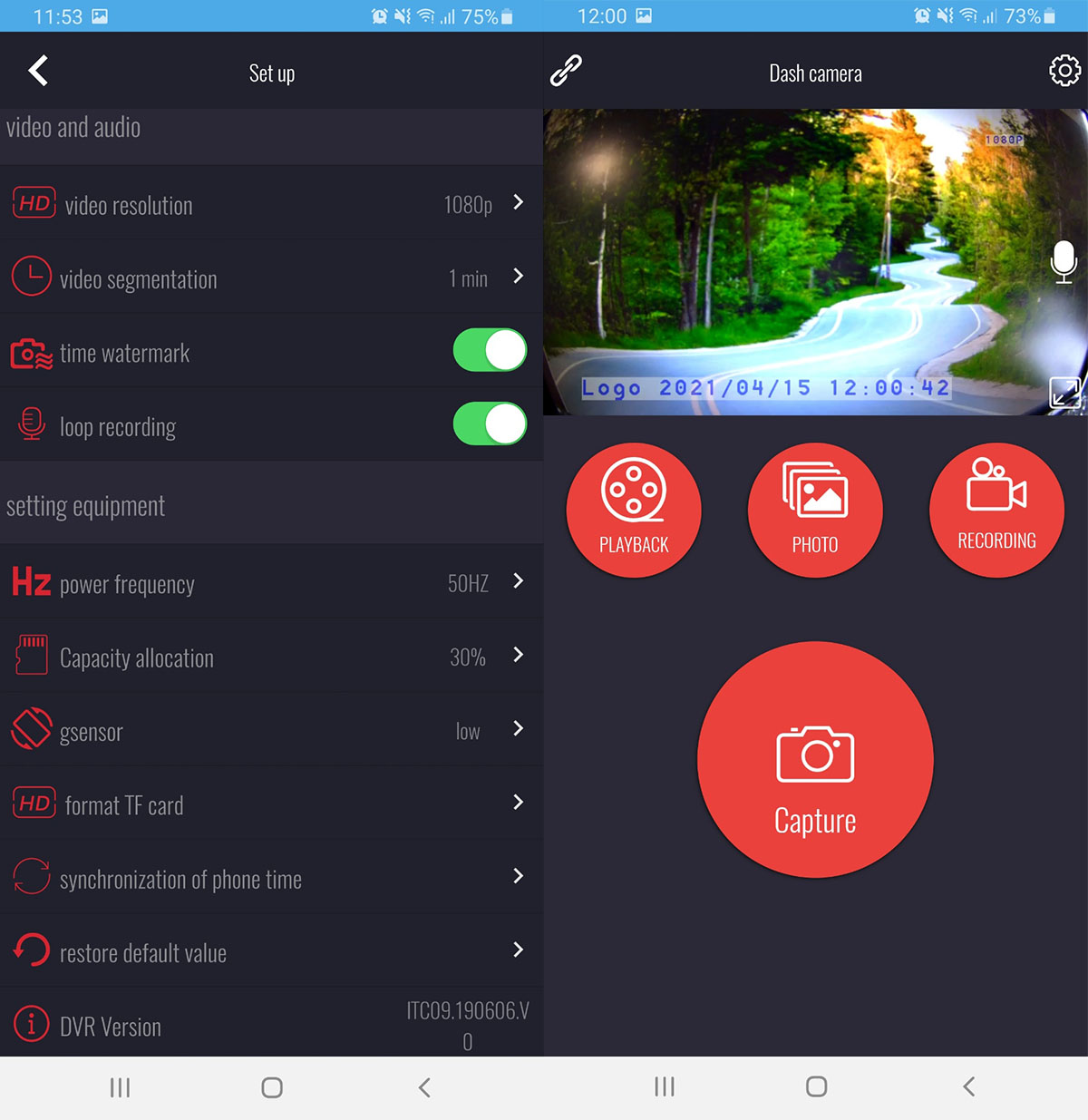 Profio S13 live tracking-app