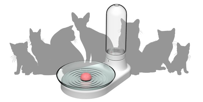 watertank voor kat - bak automatisch