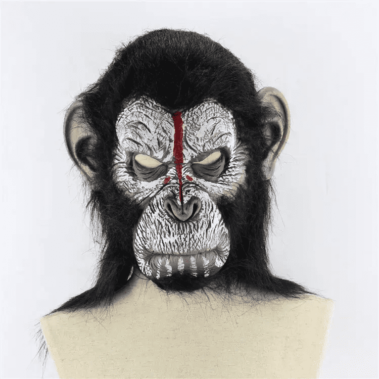 Aap van de planeet van de apen carnavalsmasker