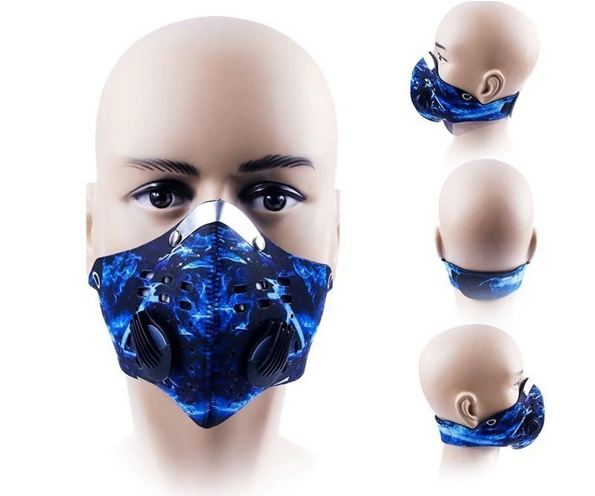 3D-masker met gezichtsmasker
