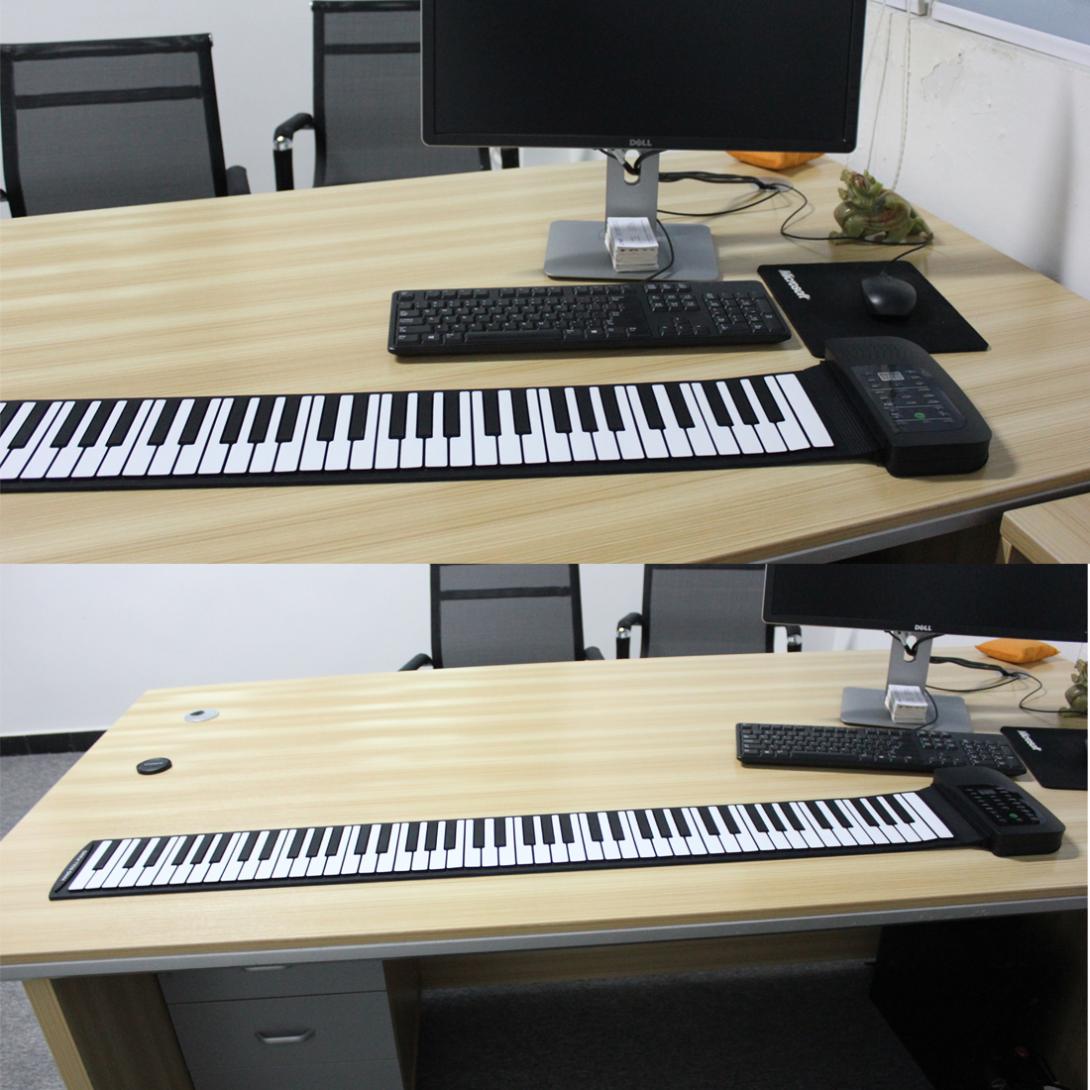 elektrische draagbare piano scrollen