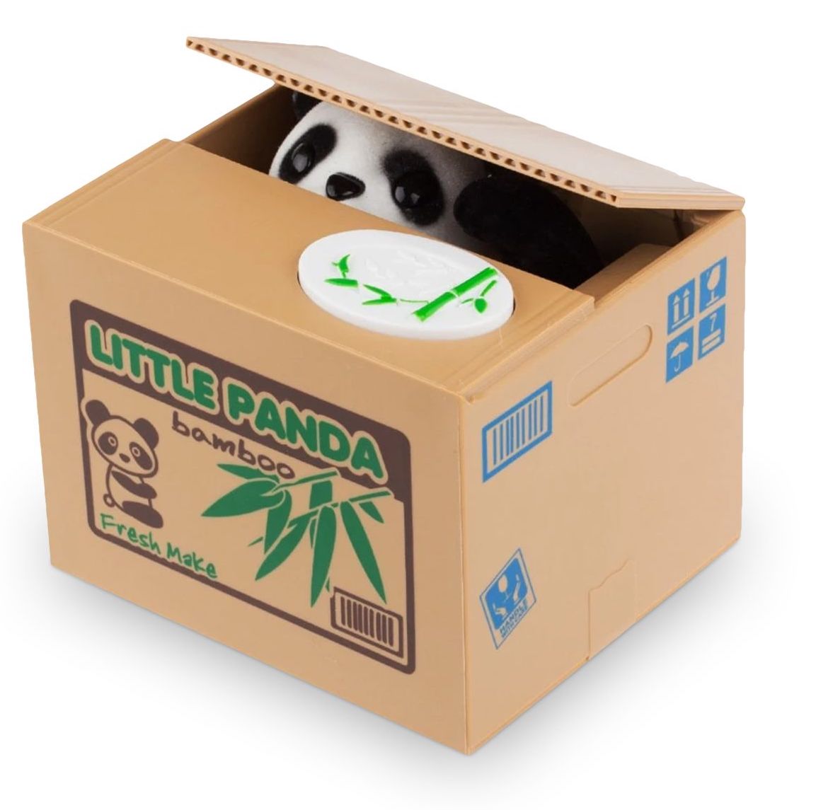BOX voor munten - een elektronische kassa in de vorm van een PANDA
