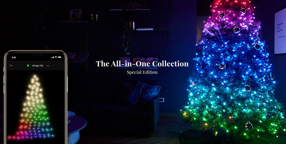 led tree christmas twinkly voor smartphone app controll