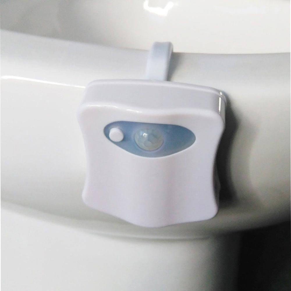 Toiletverlichting met bewegingssensor - gekleurde LED