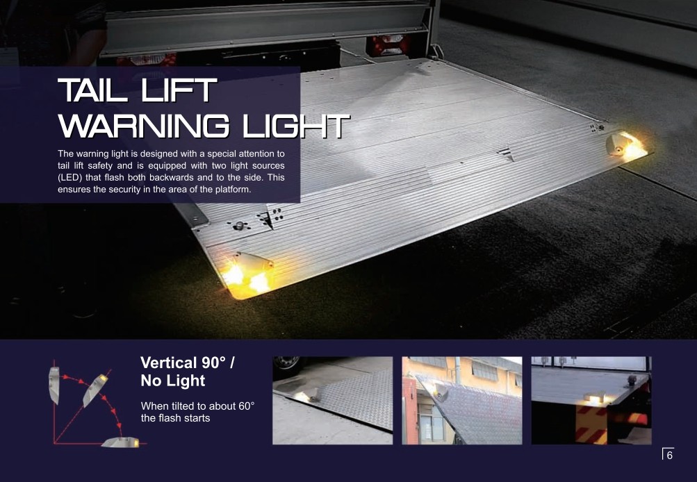 LED-signalering LED-laadklepverlichting voor autoplatform - bestelwagen, vrachtwagen