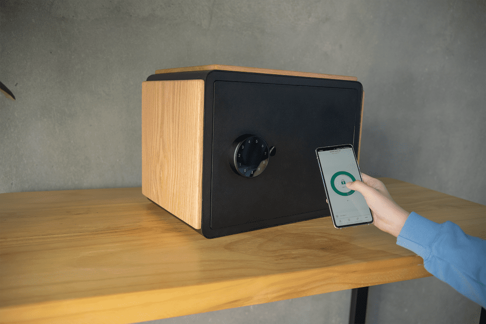 smart luxe smart safe van hout app ondersteuning