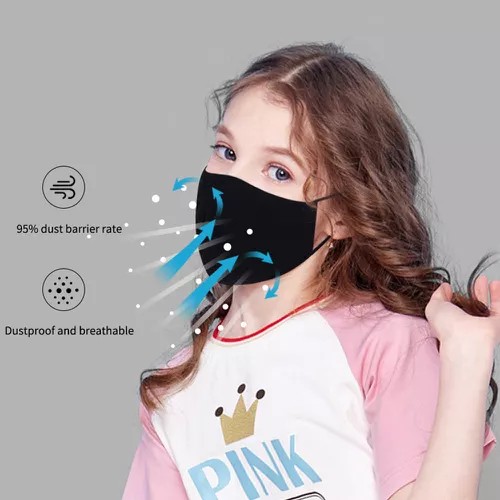babybeschermingsmasker op het gezicht