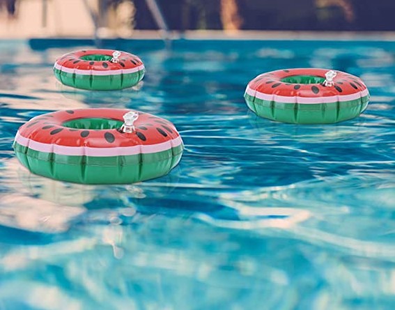 Watermeloen bekerhouder voor zwembad