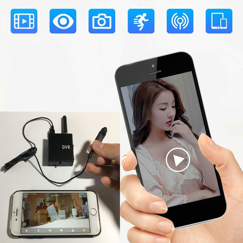 micro-pinhole-spionagecamerabewaking via mobiele app
